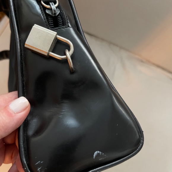 Prada Tessuto Nero Nylon + Leather Satchel Black + Authenticity Card + Dust bag - Picture 11 of 13